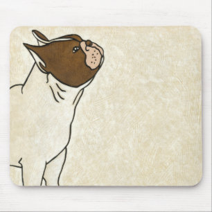 Mousepad Perfil do Bulldog Francês em Busca