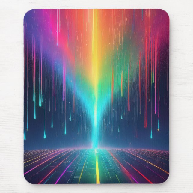 Mousepad Perfuração de Arco-Íris (Frente)