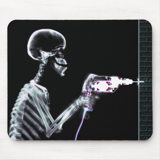 MOUSEPAD PERFURAÇÃO DO ESQUELETO DA CONSTRUÇÃO DO RAIO X (Frente)