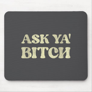 Mousepad Pergunta engraçada com dizer sarcástico