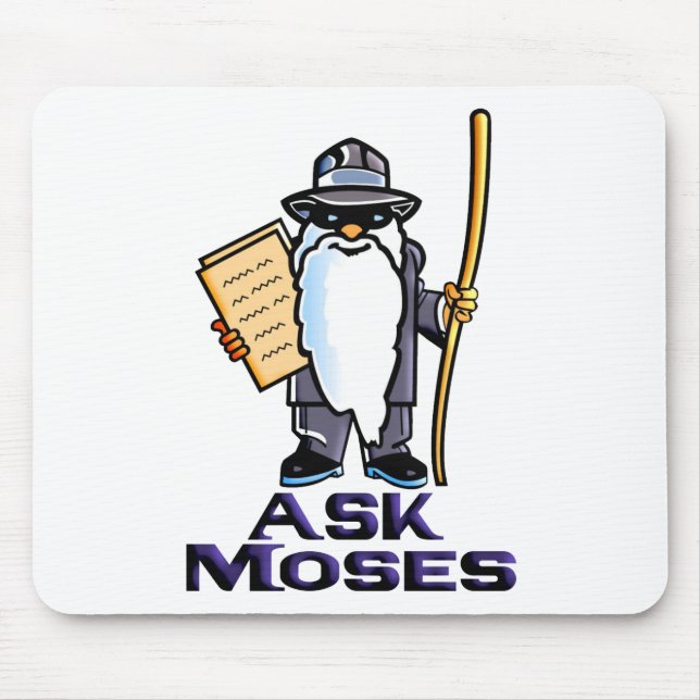 Mousepad Perguntar Moisés (Frente)