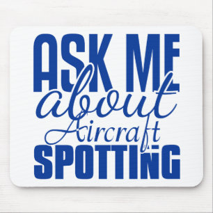 Mousepad Pergunte-Me Sobre A Busca De Aeronaves