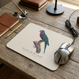 Mousepad Periquito-arco-íris fêmea, Trichoglossus moluccanu