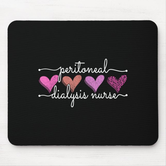 Mousepad Peritoneal Dialysis Nurse Kidney Disease Funny Nur (Frente)