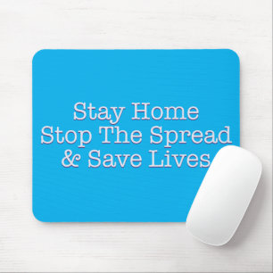 Mousepad Permaneça Em Casa Pare De Espalhar E Salvar Vidas