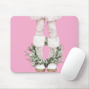 Mousepad Pernas de Raiz Rosa
