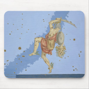 Mousepad Perseus com a cabeça do Medusa, 'de Uranometria