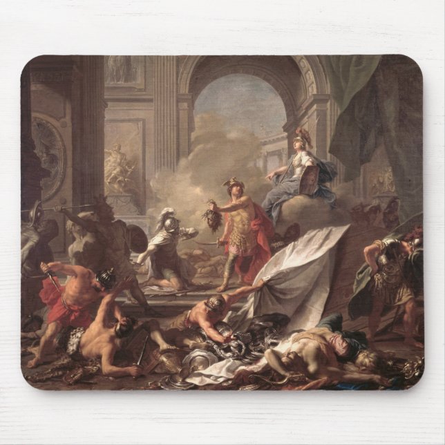 Mousepad Perseus, sob a protecção de Minerva (Frente)