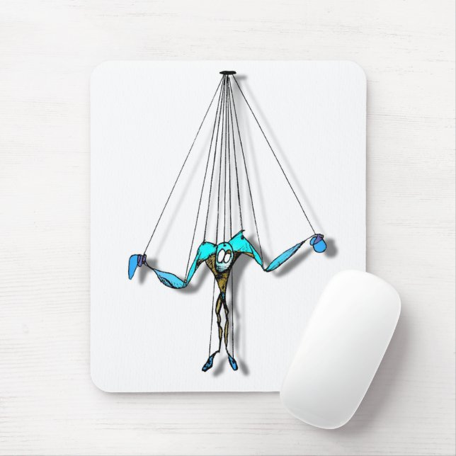 Mousepad Personagem de desenho animado Marionette String Pu (Com mouse)