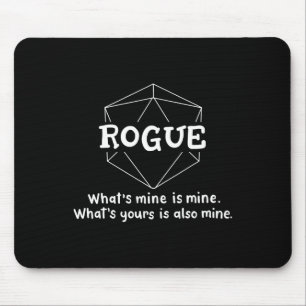 Mousepad Personagem Engraçado Rogue Piada Jogos de Interpre