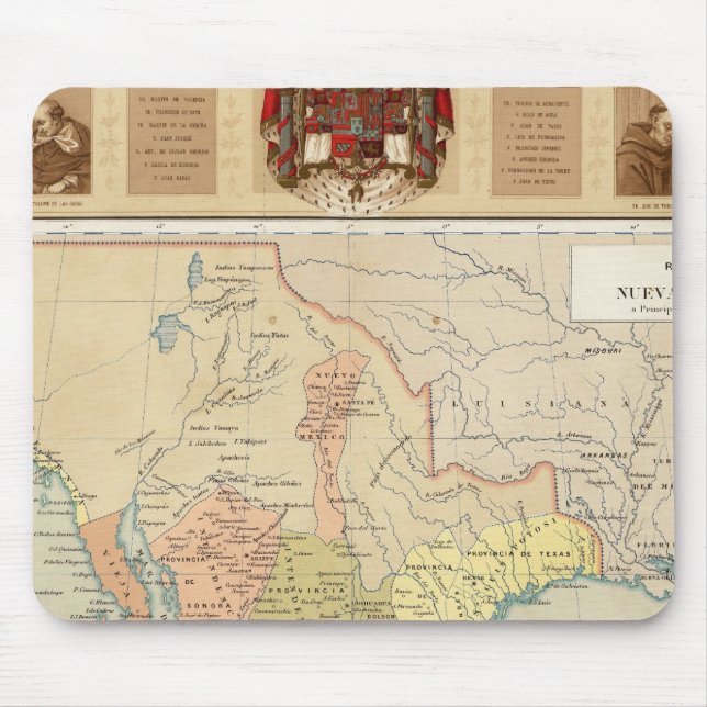 Mousepad Personagens Religiosos e Seculares do México (Frente)