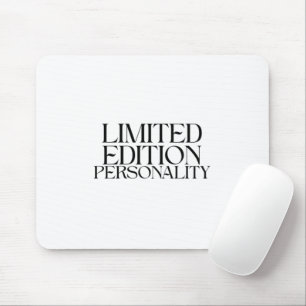 Mousepad Personalidade de Edição Limitada Tipografia Minima
