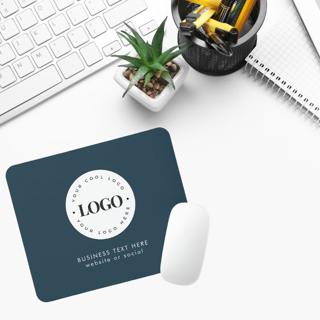 Mousepad Personalização de empresas de texto e logotipos em (Criador carregado)