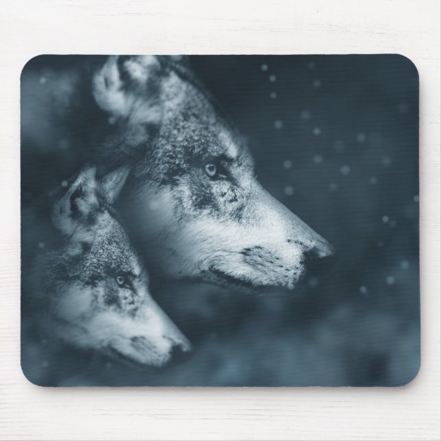 Mousepad Personalização de Espírito de Lobo (Frente)