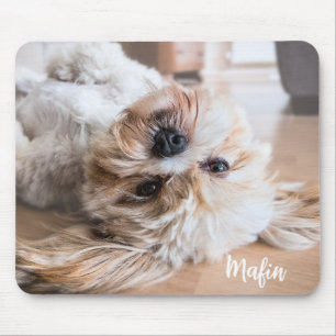 Mousepad Personalização de Foto e Nome de Pet Personalizado