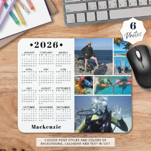 Mousepad Personalizada Cor Personalizada do Calendário 6 20