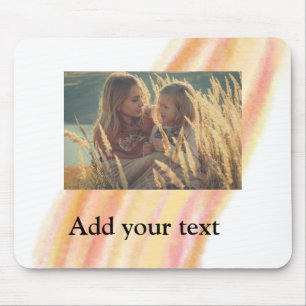 Mousepad personalizado adicione sua foto natal água persona