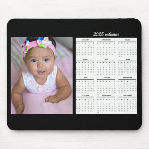 Mousepad Personalizado Calendário de Foto 2025