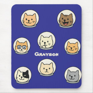 Mousepad Personalizado Catstronaut Com Nome