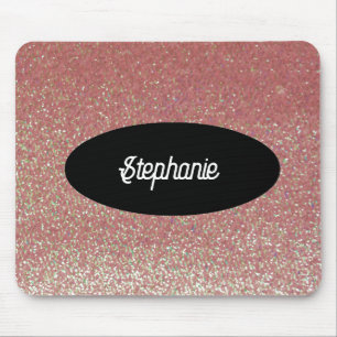 Mousepad Personalizado com Nome e Brilho Falso Ros