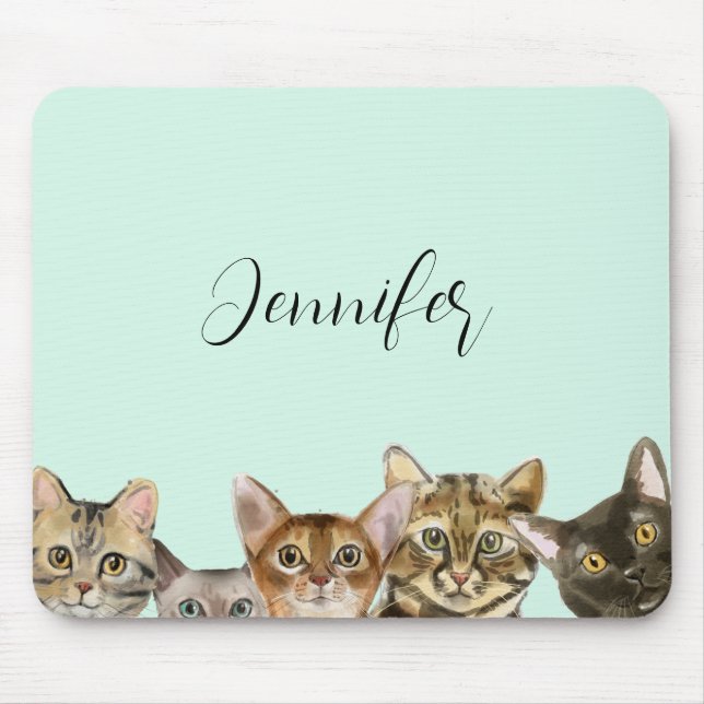 Mousepad Personalizado Cute Cats (Frente)