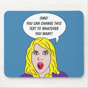 Mousepad personalizado da RETRO WOMAN