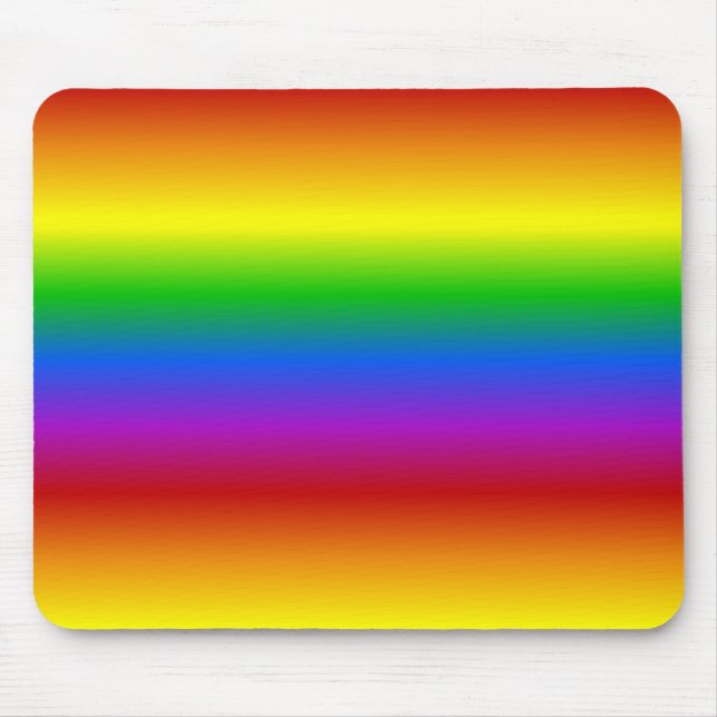 Mousepad personalizado das cores do arco-íris (Frente)