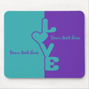 Mousepad personalizado de Amor com Duas Tonalidade