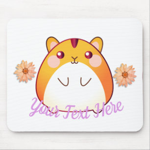 Mousepad Personalizado de Hamster Kawaii Cute