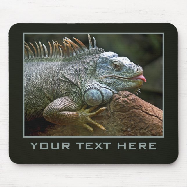 Mousepad personalizado de Iguana (Frente)