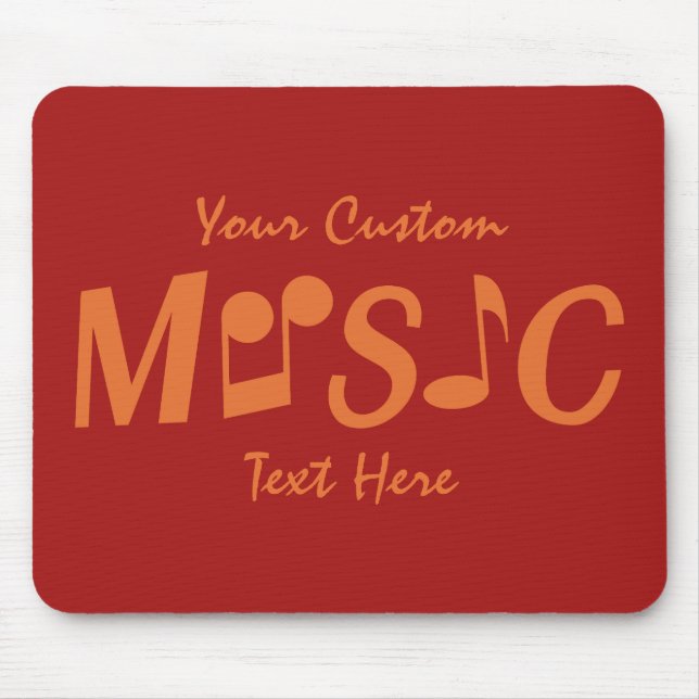 Mousepad personalizado de MÚSICA (Frente)