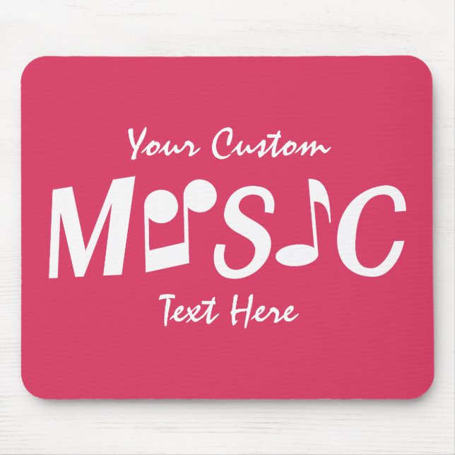 Mousepad personalizado de MÚSICA (Frente)