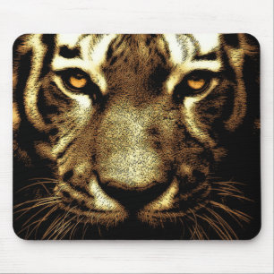 Mousepad Personalizado De Olhos Tiger