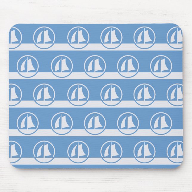 Mousepad personalizado de padrão de vela (Frente)