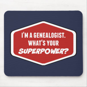 Mousepad Personalizado de Superpotência Genealogis