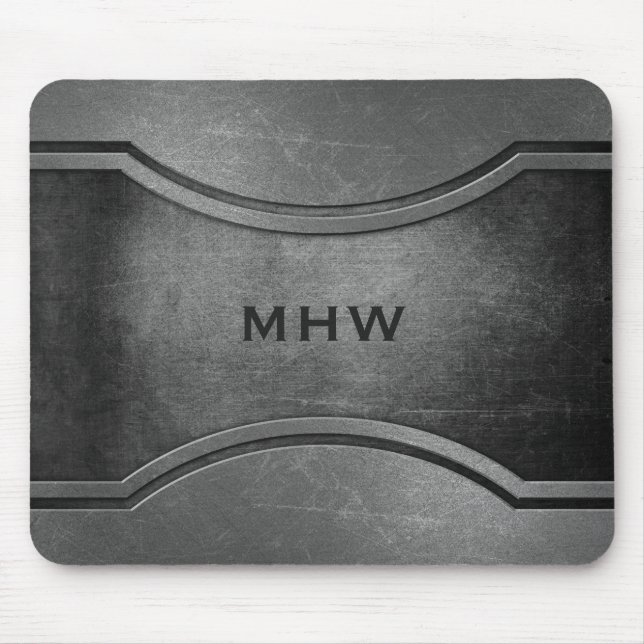 Mousepad personalizado do Faux Metal (Frente)