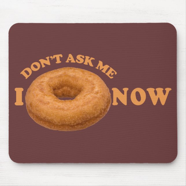 Mousepad personalizado do Humor rosquinha (Frente)