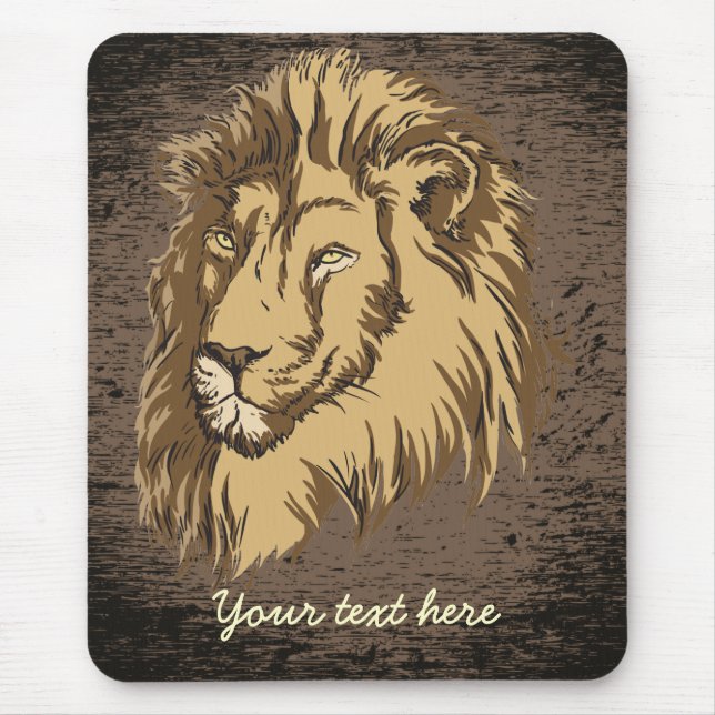 Mousepad personalizado do leão (Frente)