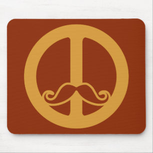 Mousepad personalizado do Peace Stache