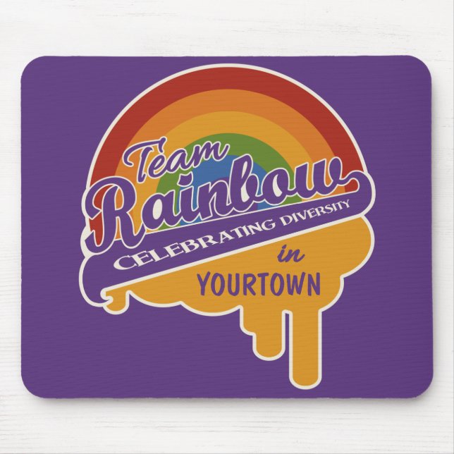 Mousepad personalizado do Rainbow (Frente)