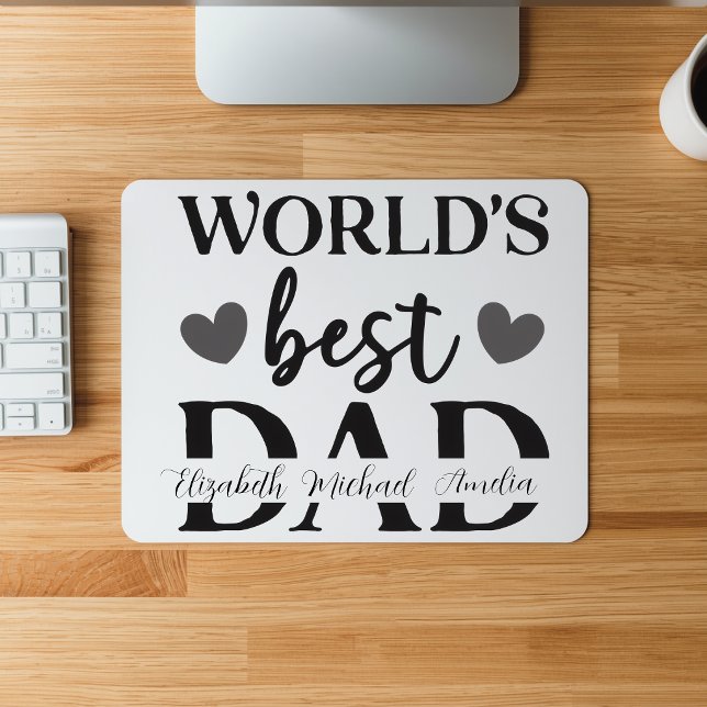 Mousepad Personalizado Melhor Pai do Mundo (Criador carregado)