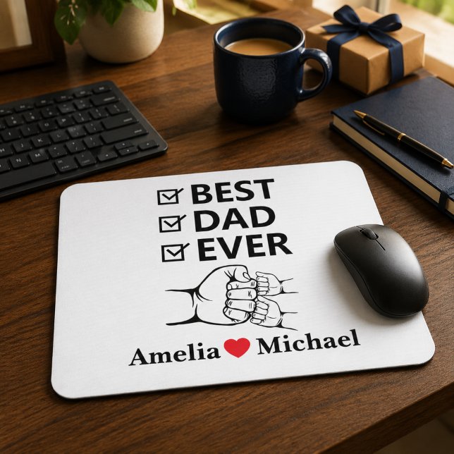 Mousepad Personalizado Melhor Pai do Mundo (Criador carregado)
