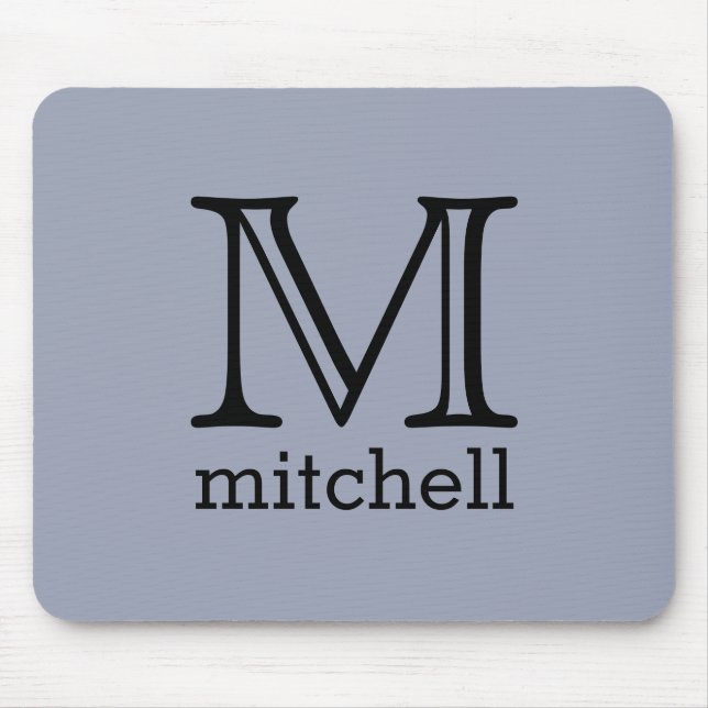 Mousepad Personalizado, Nome e Cor (Frente)