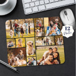 Mousepad Personalizado para Colagem de Fotos 12 Exclusiva M<br><div class="desc">Crie um mouse fotográfico usando este modelo de colagem de fotos fácil de carregar, com 12 fotos em várias formas e tamanhos, tanto horizontais como verticais, para acomodar uma grande variedade de assuntos fotográficos. Adicione texto como uma sobreposição para personalizar com um nome ou outro texto personalizado em EDIT. Altere...</div>