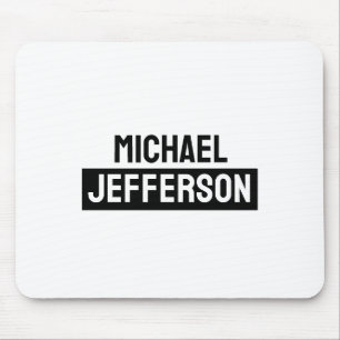 Mousepad Personalizado Personalizado Preto Branco Simples E
