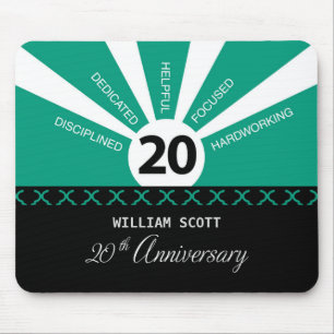 Mousepad Personalizar, 20 Ano de Aniversário de Funcionário