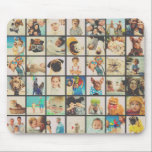 Mousepad Personalizar 42 Fotos, Família Moderna e Memórias<br><div class="desc">Adicione fotos personalizadas de cão,  gato ou pássaro,  família e amigos com quadro simples</div>