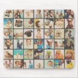 Mousepad Personalizar 42 Fotos, Família Moderna e Memórias<br><div class="desc">Adicione fotos personalizadas de cão,  gato ou pássaro,  família e amigos com quadro simples</div>