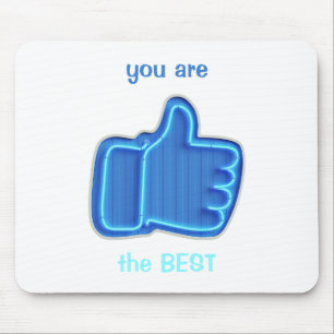 Mousepad Personalizar a Mão Neon Legal