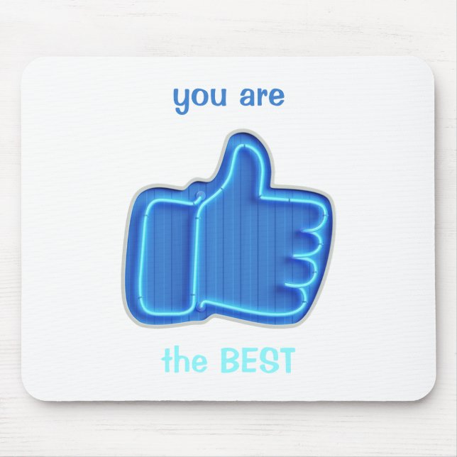 Mousepad Personalizar a Mão Neon Legal (Frente)